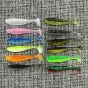 Mukun 10pcs Micro Soft Fish Loving приманки 0,5 г/40 мм T-Tail Brim Приманка Небольшая искусственная приманка Jig Wobblers Bass Pike Fishled