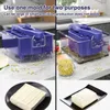 Opslagflessen vaatwasser-veilige tofu maker Food Grade 2-in-1 Press Squeeze Mold Cheese met vaatwasser Safe Diy Kitchen Tool Drainage