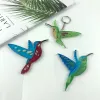 Hummingbird ornamenthars gieten siliconen schimmel vrouw sleutelhanger decoratieve hangende sieraden schimmel voor doe -het -zelf ambachten