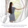 Para Stoppers Windows Fasteneradores Rolleros Cortinas de bambú Pegados Búfer de obturación 8pcs Ciñador de rodillos blancos