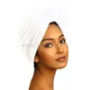 New Women Big Bow Knot Turban Hijab Indian Muslim Chemo Hair Loss Cap Stretchy Beanie Cap Arab Islamic Bonnet Cover Cancer Hat