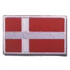 Patches de badge de broderie nordique Country Iceland Danemark Norvège Finlande Suède Broidery Cookloop Brass Band pour vêtements