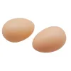 10 PCS POULEUR CHILLE SMALS FAKE OUGS 5 * 3,4 cm Farm Fournitures Animaux Cage ACCESSOIRES Guide de poulet Nest Egg Kids Toys