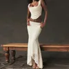 Suninheart Elegant Women 2 Piece Dress Set 2023 Maxi Wedding Guest Guest Crop Top And Formal Event 240402