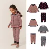 KS Brand Baby Girl Deset Children Sweater en broekpak Kinderen gebreide trui pasgeborene lange mouw kleren Kids pullover tops