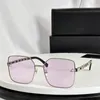 Designers de óculos de sol da moda acetato metal quadrado retangular C8029 Mulheres de ponta de sol com os óculos de sol UV e resistentes à radiação