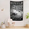 Black Metal filosofem Tapestry Burzums Band Rock Music Prints Wall Hanging Bedroom Background Home Decor Concert Banner