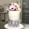 Kuchen dekorieren Schablonen Vorlagen Blumenscheibe Hochzeitstorte Spitze Boder Fondant Mesh Schablone Spray Flora Formen Gebäckwerkzeuge