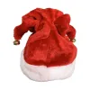 1pcs Electric Can Sing Can Dance Santa Claus Red Hat Caps Actor and Children Xmas Decor 새해 선물 홈 파티 용품