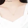 Top Luxury Fine Women Designer Necklace Collana farfalla S925 Sterling in argento coreano micro set