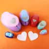 Rounder Puncher Children Heart-shaped 9-75mm Hole Puncher Punches Maker Embossing Punches Scrapbooking Machine School Supplies