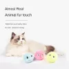 Plux Smart Ball Interactive Cat Toys Electric Catnip Training Toy Kitten Touch Soning Pet Product Squeak Cats Toy Ball