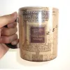 Free Shipping!1Pcs Marauders Map Magic Hot Cold Heat Temperature Sensitive Color-Changing Coffee Tea Milk Mug Cup