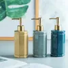 Liquid Soap Dispenser 1pc Ceramic Empty Pump Bottle Wristband Household Bathroom Accessories Toilet Shower Gel Shampoo Dispensing