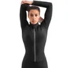 Women Sauna Anzug Set Body Shaper Gewichtsverlust Schweißanzug schlanker Fitnesskleidung 240407
