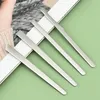 3pc tånagel skrapa manikyrverktyg fötter spik inåtbruna nagelband pedikyr kniv set död hud remover filer fotvård pedicure verktyg