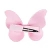 Haaraccessoires 5 paren/lot 2024 Glitter Parreny Bow Clips Butterfly Baby Hairpins Holiday Gift Kids Girls