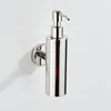 Liquid Soap Dispenser Hand Kitchen Sink Container 304 Stainless Steel Nickel Bathroom Shampoo Holder Wall Mounted Bottle