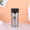 380/510ML Thermal Mug Stainless Steel Coffee Cup Vacuum Cup Portable Thermos Leak-proof Water Bottle for Outdoor Travel Camp Out