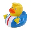 Cartoon Trump Duck Bath Shower Water Floating US President Rubber Duck Baby Toy Water Toy Shower Duck Child Bath Float Toy FY3683 0409