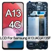 6.6 "LCD för Samsung Galaxy A13 4G LCD Display Touch Screen Digitizer för Samsung A13 LTE A135F A135B A135U Ersättningsreparation