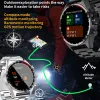 1,58 pouce de montre intelligente originale pour les hommes Bluetooth Call HD HD Smartwatch Heart Cate Monitoring NFC Compass IP68 Imperproof Sport Watch