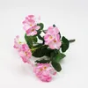 Dekorative Blumen 5 abgegebenes kleines Crabapple Geranium künstlicher Blume Plastik