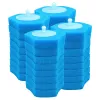 Brosse de toilette jetable 24 pack trois types de têtes de parfum recharge les accessoires de nettoyage de salle de bain de remplacement