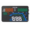 Groot scherm 5,5 "AAR GPS HUD Voertuig voorruitenscherm projector head -up display met hoogte richting klok km/h mph rijtijd en afstand