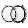 Glasfodral för Samsung Galaxy Watch 6 5 4 40mm 44mm Skyddsram Smartwatch Shell för Samsung Watch 6 Tempered Film Bumper