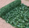 50x100cm de decoração de jardim de jardim planta artificial folhas rolo de triagem UV Desbotado Privacidade protegida Paisagismo de parede verde Ivy Lawn7373851