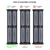 4 x 21700 Power Bank Case PD22.5W Dual USB Typc-C PowerBank Box 21700 Porta de armazenamento de bateria para iPhone Xiaomi Huawei Smartphone