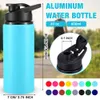 Botella de agua de acero inoxidable para vacío personalizado de 32 oz de ancho