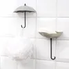 Crochets Creative Umbrella Marchette sur Mur Helder Clé Migne Room Decor Cuisine Hangle pour les supports de rangement de salle de bain Crochets