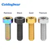 Catdogbear 4PCS Titanium Bolts M5x 15mm Torx Cylinder Head Screws, Bike Screws For Bike Handlebars Derailleur Lever Fixing Screw