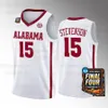 2024 Finale vier Alabama Basketball Jersey Brandon Miller Mark Sears Grant Nelson Sam Walters Nick Pringle Aaron Estrada Rylan Griffen Jarin Stevenson Sexton