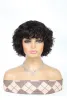 Bob Pixie Cut Wigs Brasil Human Hair Jerry Curly No Wig Lace com Bangs Borgonha omber perucas para mulheres negras à venda