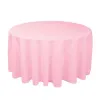 1pcs Polyester Round Tablecloth White/Black/Red/Blue/Gold Solid Table Cloth For Wedding Birthday Party Table Cover Home Decor