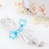 6 Pcs/Set Retro Metal Fish Clip Hollowed Out Design Binder Clip Hand Book Small Book Folder Creative Stationery Office Clip