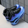 ブーツSynxdn KidsSneakers Children Basketball Shoes for Boys Lightweight Boys Sports Shoes Pu Leather Tick Bottom Tennis