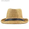 Wide Brim Hats Bucket Hats Simple Women Men Summer Sun Hat For Elegant Lady Beach Dad hat Sunhat Gentleman Panama Hat Gangster Cap Adjusted Size 56-58CM Y240409