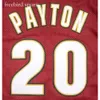 Retro Gary Payton 40 Shawn Kemp Basketball Jerseys 11 Schrempf Ray Allen White Red Green Durant Ed Men tröjor