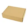 Enveloppe cadeau 5pcs Kraft Paper Candy Chocolate Packaging Board Wedding Birthday Party Fofts Supplies Cadeaux Boîtes de rangement enveloppe