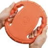 1PC Dog Flying Disc Interactive Rubber Toys Soft Floating Catcher Toy for Pet Training Chewing 240328