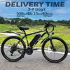 자전거 Idotata ectric bicyc 48V 12.8Ah 리튬 배터리 500W 모터 성인 산악 자전거 21 속도 자전거 26 인치 ebike L48