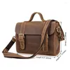 Bag J.M.D Crazy Horse Leather Women Messenger Small Sling för Lady Vintage Top Hand Purse