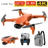 Drony Nowy L900 Pro Drone 4K HD Dual Camera z GPS 5G WIFI FPV Time Transmisja bezszczotkowa odległość RC 1,2 km Quadcopter