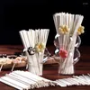 Baking Moulds 100Pcs White Lollipop Cake Paper Stick Pops Solid DIY Mold