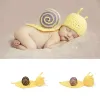 NOUVEAU bébé costume de photographie Centres de cent jours à main crochet mignon d'escargot de cerf d'abeille Baby Photography Clothes Souvenir