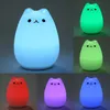 Premium 7 Colors Cat LED USB Children Animal Night Light Silicone Soft Cartoon Baby Nursery Lamp Breathing LED Night Light7516903